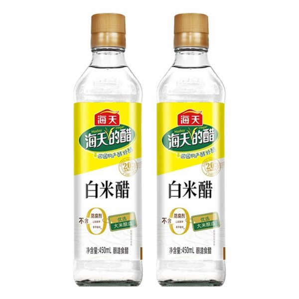 Haday White Rice Vinegar, 450ml per bottle