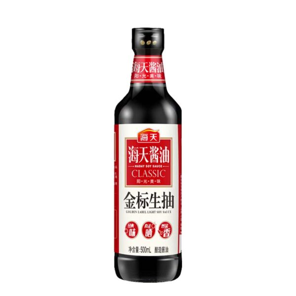 Haitian Golden Label Light Soy Sauce, 500ml